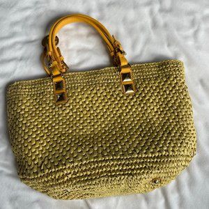 MICHAEL KORS STRAW BAG